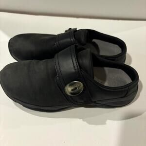 Black leather clogs leatherclogs
